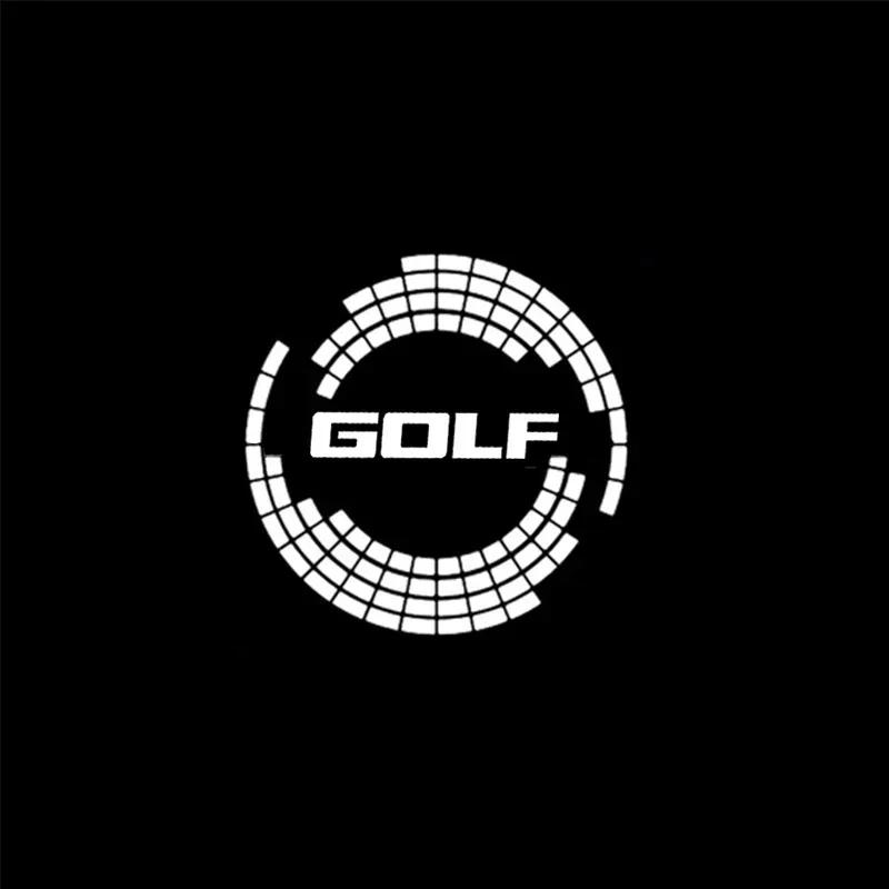 2Pcs LED for VOLKSWAGEN VW GOLF 2002-2008 2005 2007 Car Door Welcome Light Logo Courtesy Projector Ghost Shadow Lights Lamps