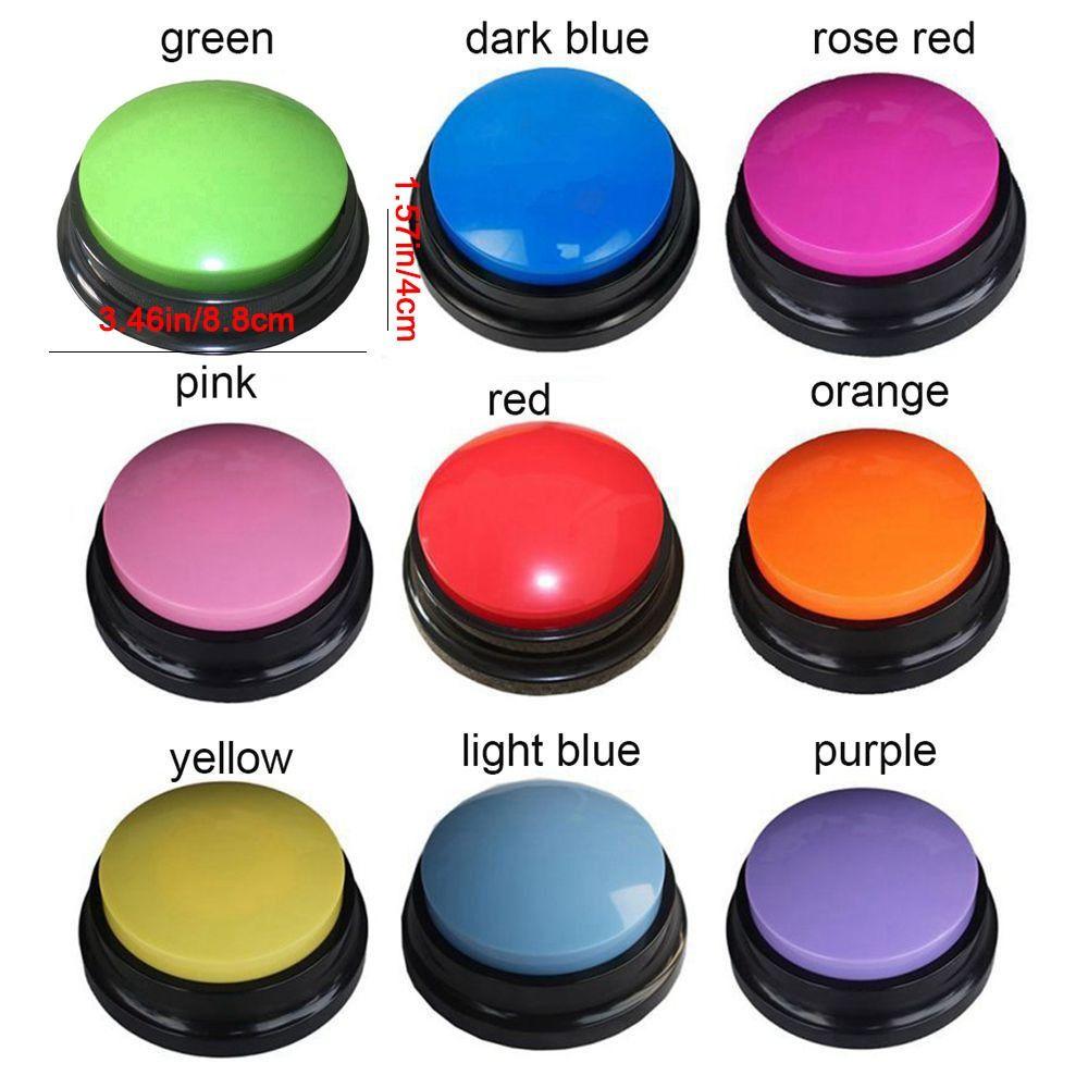 Toys Voice Repeater Noise Makers Pet  Supplies Voice Recording Recording  Answering Buttons Talking Button Dog Toys