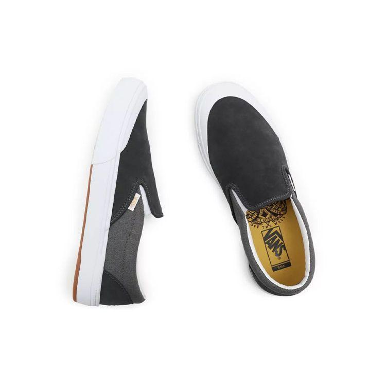Dan Lacey x Vans BMX Slip-On Asphalt Pewter Unisex Sneaker Grau VN0A5JIS83E