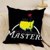Win Honor M-Masters Golf Tournament 2 Pillow Case Natural Linen Double-Sided Printing Sofa Home Decor Cushion Cover