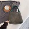 with Handle Mesh Tote Beach Bag Casual Bath Storage Handbag Reusable Toiltery Makeup Bag  Travel