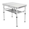Folding Camping Table Height Adjustment Portable Pinic Table Aluminum Alloy with S Hooks for Outdoor