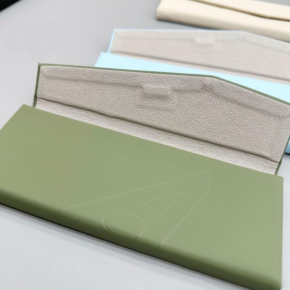 Leather Sunglasses Storage Box Minimalist Reading Glasses Protective Cover Foldable  Glasses Case