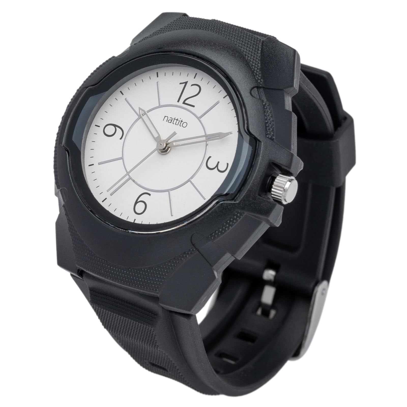 

Analog 3 ATM Water Waterproof for Daily Urethane WP Years [Fieldwork] Women s Watch, Resistant, Use, TPU, Strap, Black, YM126-5 чорний