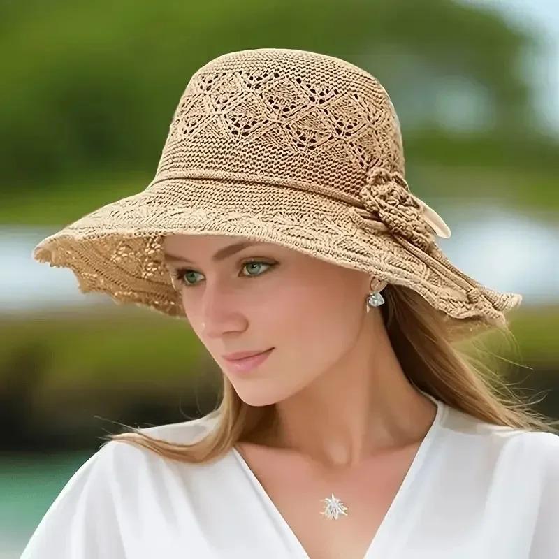 

Women S Outdoor Fashion Casual Hat, Breathable Not Stuffy, Washable, Large Brim Beach Hat, Suitable For Man