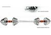 Men's Adjustable Electroplated Iron Dumbbell Set, 20kg/30kg 