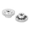 2Pcs D Hole Gear High Strength Metal 40 Teeth Industrial Robot Parts 6mm Center Hole