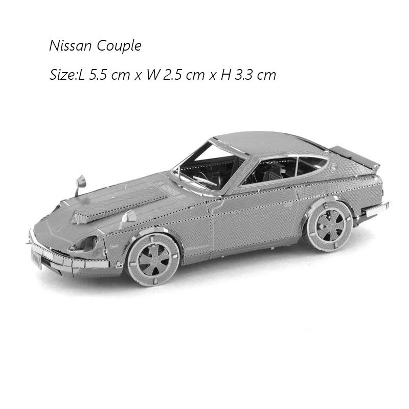 3D Metal Puzzle Super Sport Car Diy Handmade Vehicle Assembly Model Jigsaw Puzzle Toys For Adult Kids
