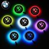 2PCS For BMW M M3 E46 E90 F30 E39 F10 7-color LED cup holder lamp (automatic light switching) car coaster atmosphere lighting.