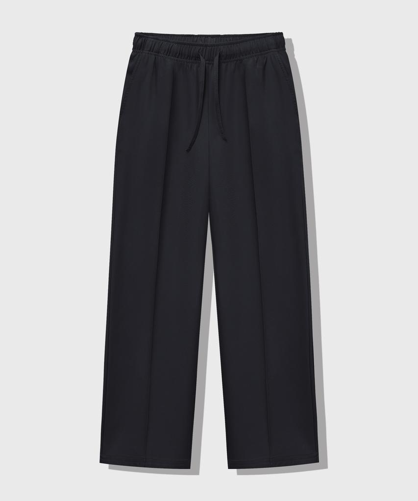 LEMAIN SECOND Easy Semi-Wide Banding Slacks [Charcoal]