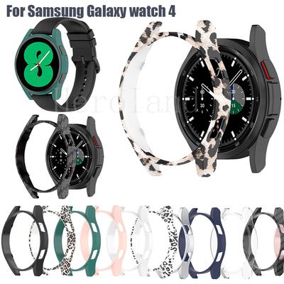 Funda Protectora de PC Hueca Para Samsung Galaxy Watch EF 40mm Galaxy Watch 4 40mm Marco Cubierta Dura Impresión Carcasas Protectoras