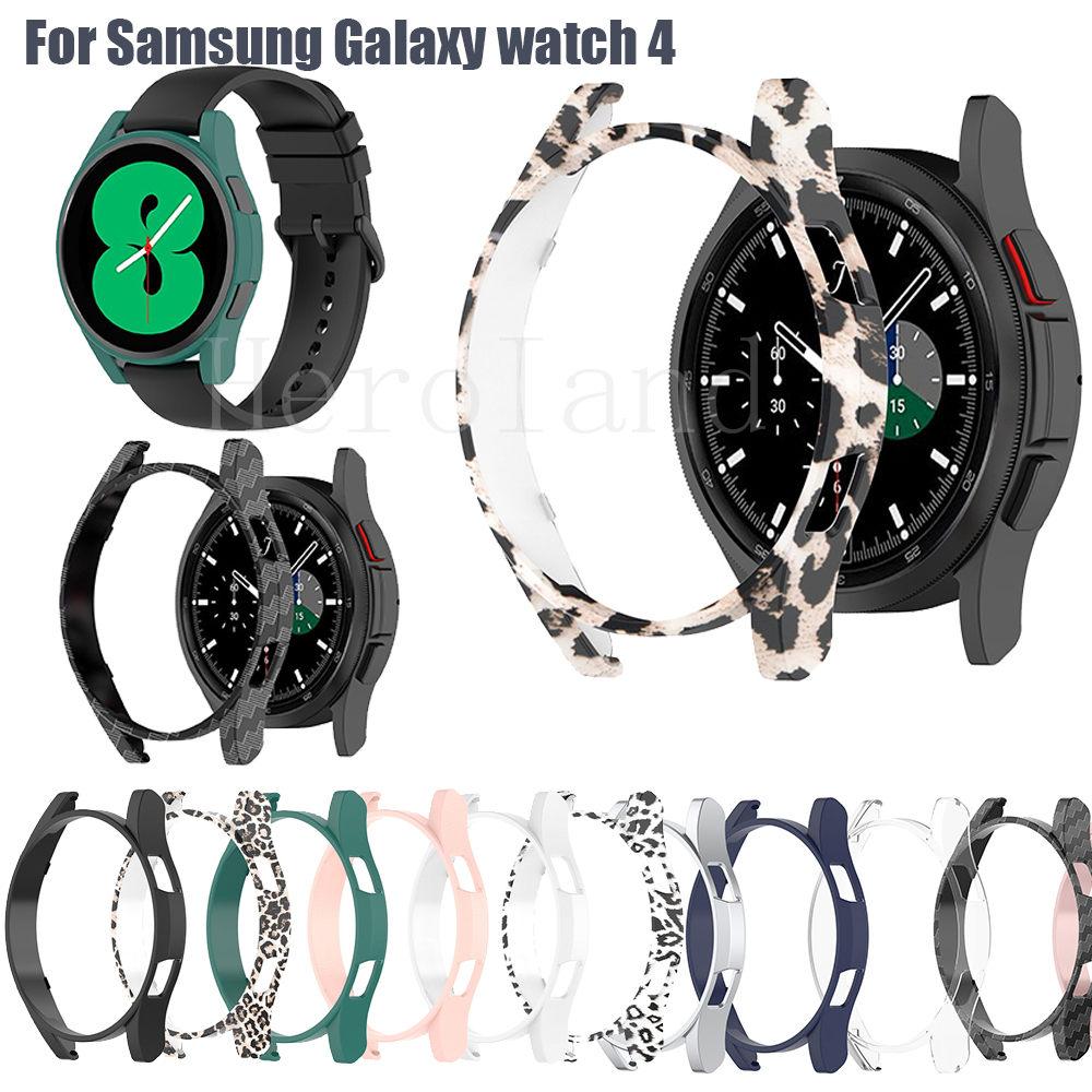 Hollow PC Protector Case For Samsung Galaxy Watch EF 40mm Galaxy Watch 4 40mm Frame Hard Cover Printing Protective Shell Cases