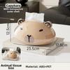 Magnetic Table Tissue Box Smooth Toilet Paper Box Cute Capybara Tissue Box  Home Decor