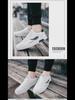 2024 Stylish Men's Low-Top White Shoes: Versatile, Breathable, Lightweight Korean-Inspired Spring/Summer Sneakers
