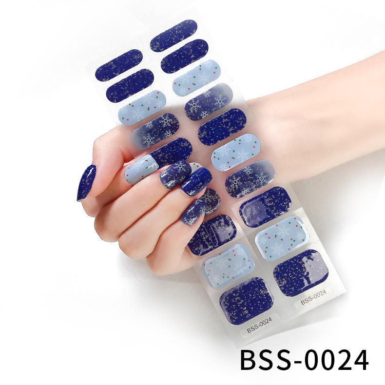 Gel Manicure Stickers Semi-cured Nail Stickers Manicure Stickers