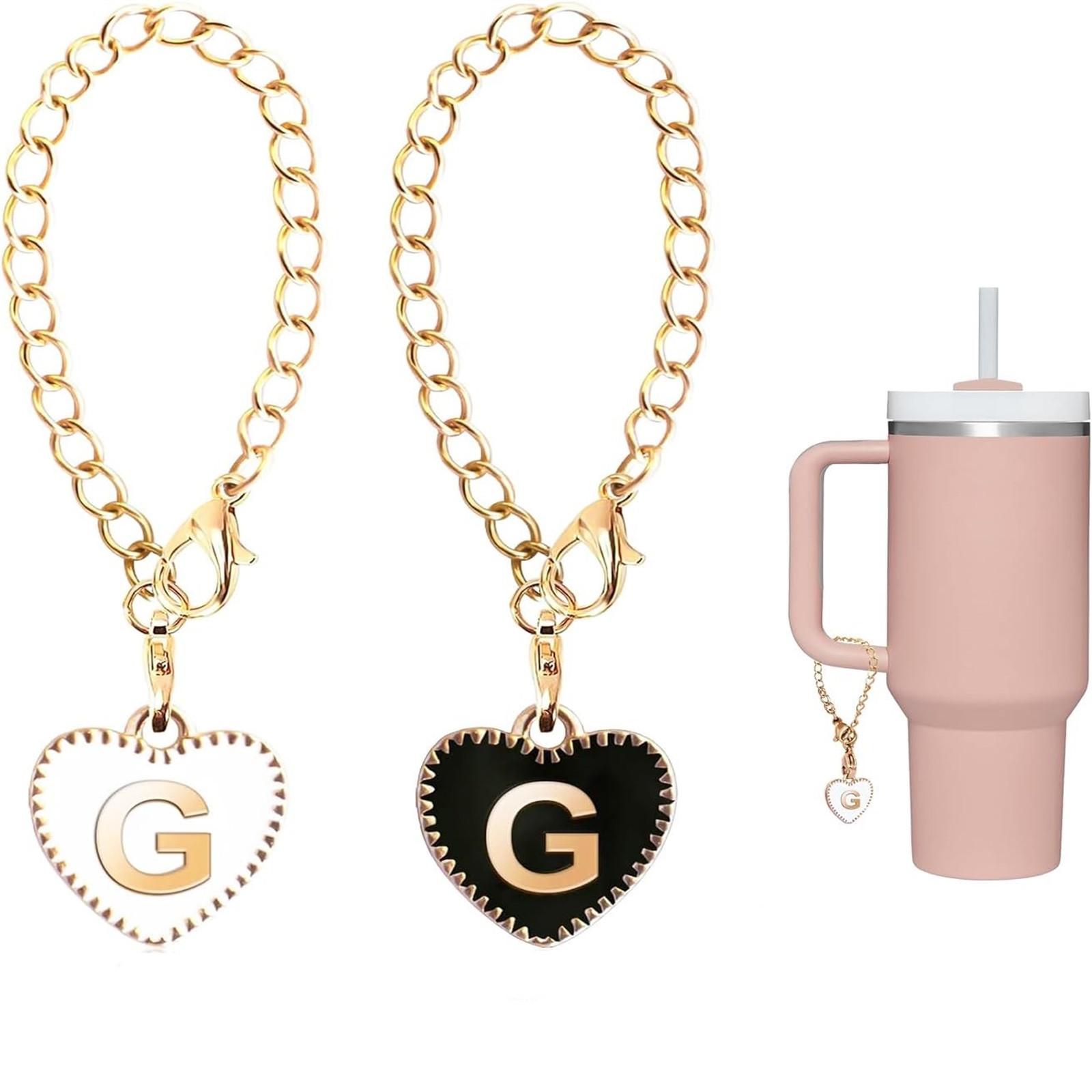 2 шт. аксессуары-подвески с буквами для чашки — фото 8