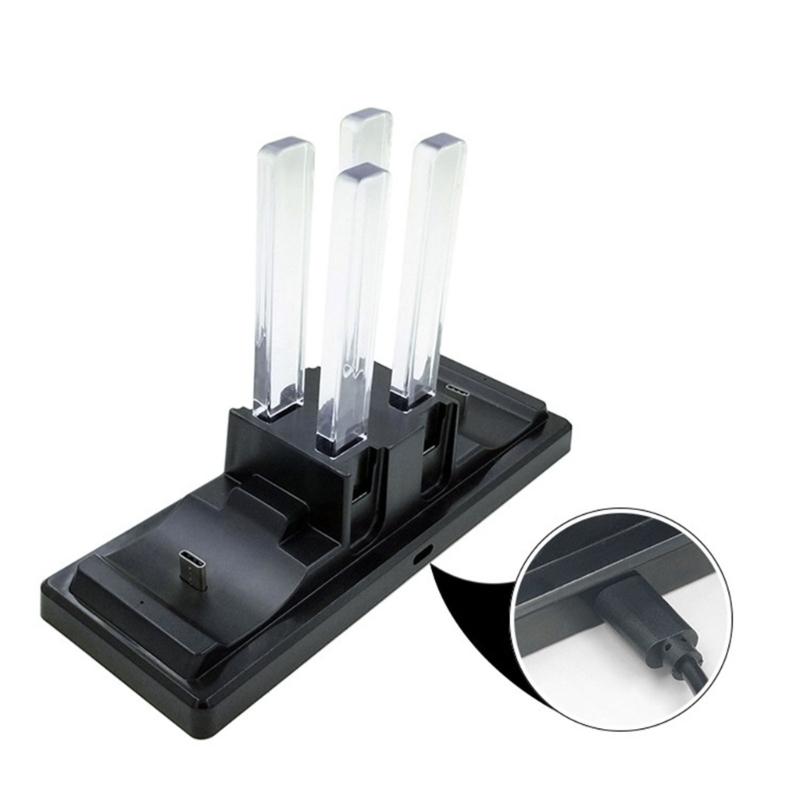 Charging Station for Gaming Controller Type-C Charger Stand Cradle Can Charging 6 Controllers Simultaneously