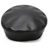 Trendy Style PU Leather Beret with Chain Detail Adjustable Size for Fashion Enthusiasts