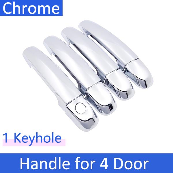 for Suzuki Ertiga ZE 2012 2013 2014 2015 2016 2017 Chrome Smart Door Handle Cover Car Exterior Protective Accessories Stickers