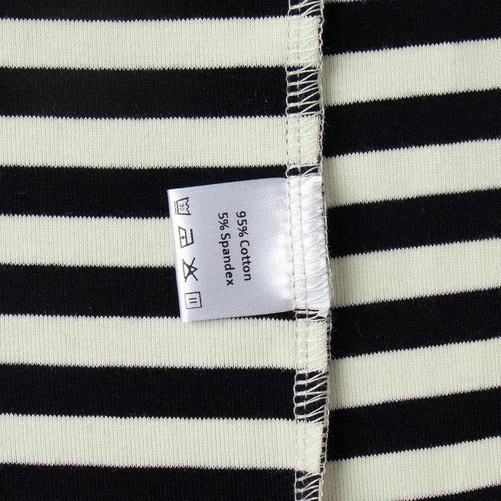 T-shirt Base da Donna a Maniche Lunghe a Righe Girocollo Slim Fit in Cotone per Autunno Inverno, Maglietta Intima Casual da Pendolare