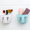 Hanging Wall Basket No Drilling Adhesive Storage Holder Trash Can Makeup Toiletries Box for Kitchen Bathroom Supplies