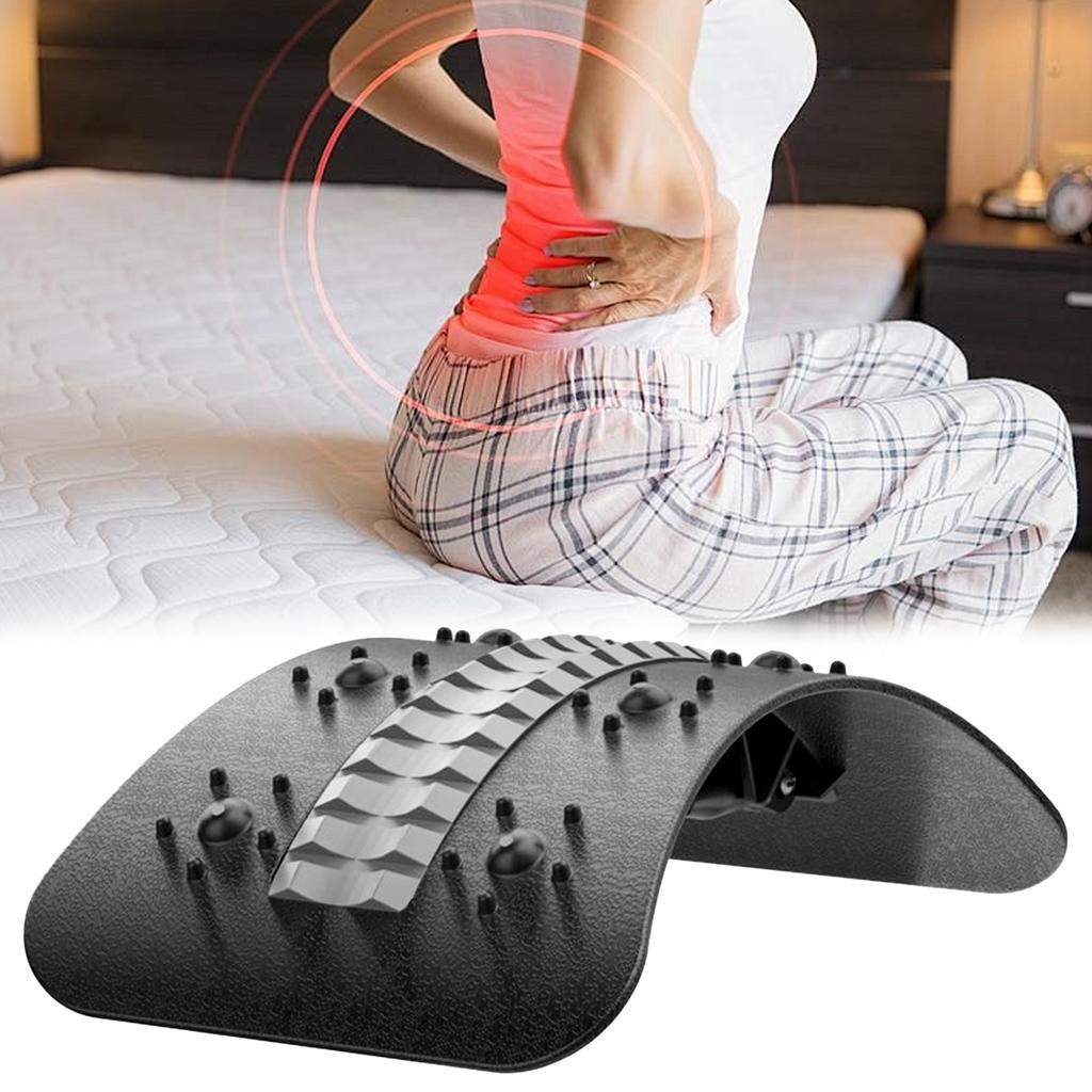 Back Stretcher Adjustable Height Massager For Waist Neck Fitness Lumbar Cervical Spine Cervical Spine Support Massager Equipment