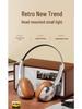 Retro American-Style Over-Ear Wireless Bluetooth Headphones, M20, with Long Battery Life