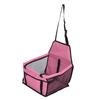 Pet Car Seat Waterproof Breathable Prevent Slip Adjustable Straps Dog Car Basket with Safety Leash
