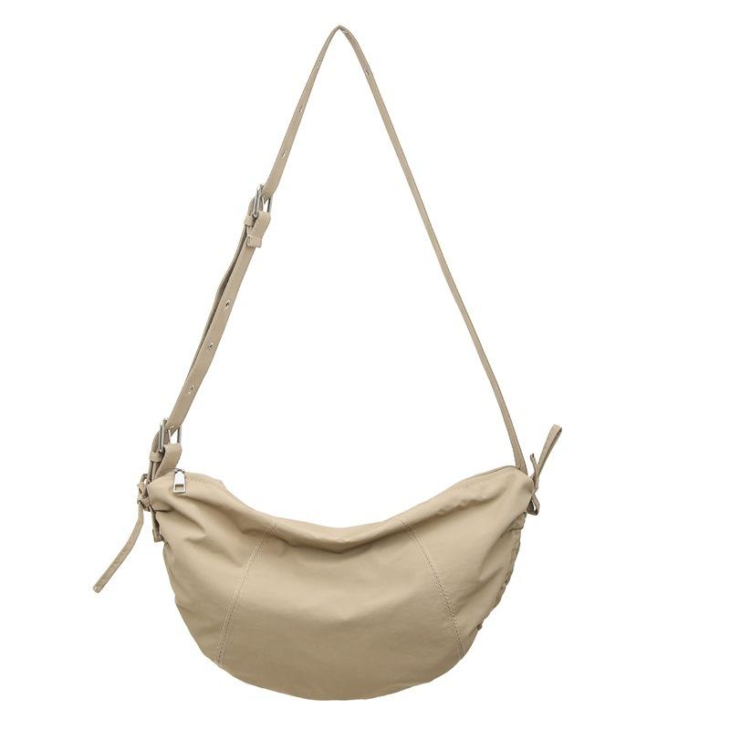 

Женская сумка-пельмень для поездок на работу, высококачественная плечевая сумка, нишевый дизайн, универсальная нейлоновая сумка, сумка-мессенджер легкие хаки