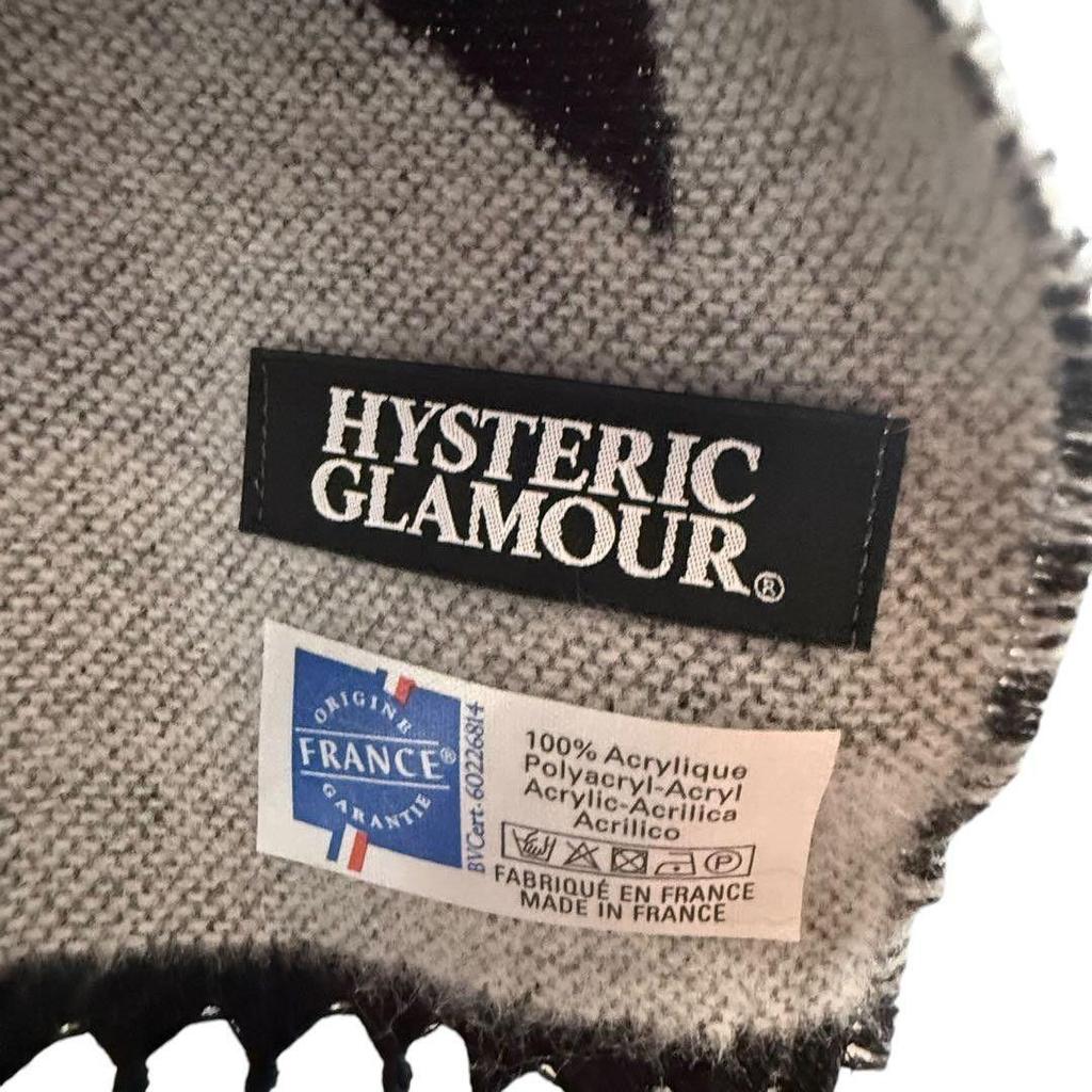 Used [525] HYSTERIC GLAMOUR Poncho Stole HYS Girl Black Large