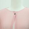Shiz Madam Women 7 Sleeve Cherry Blossom Pleats Cardigan J31798