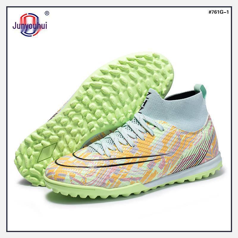 Junyouhui High-Top Turf Football Shoes for All Ages 45