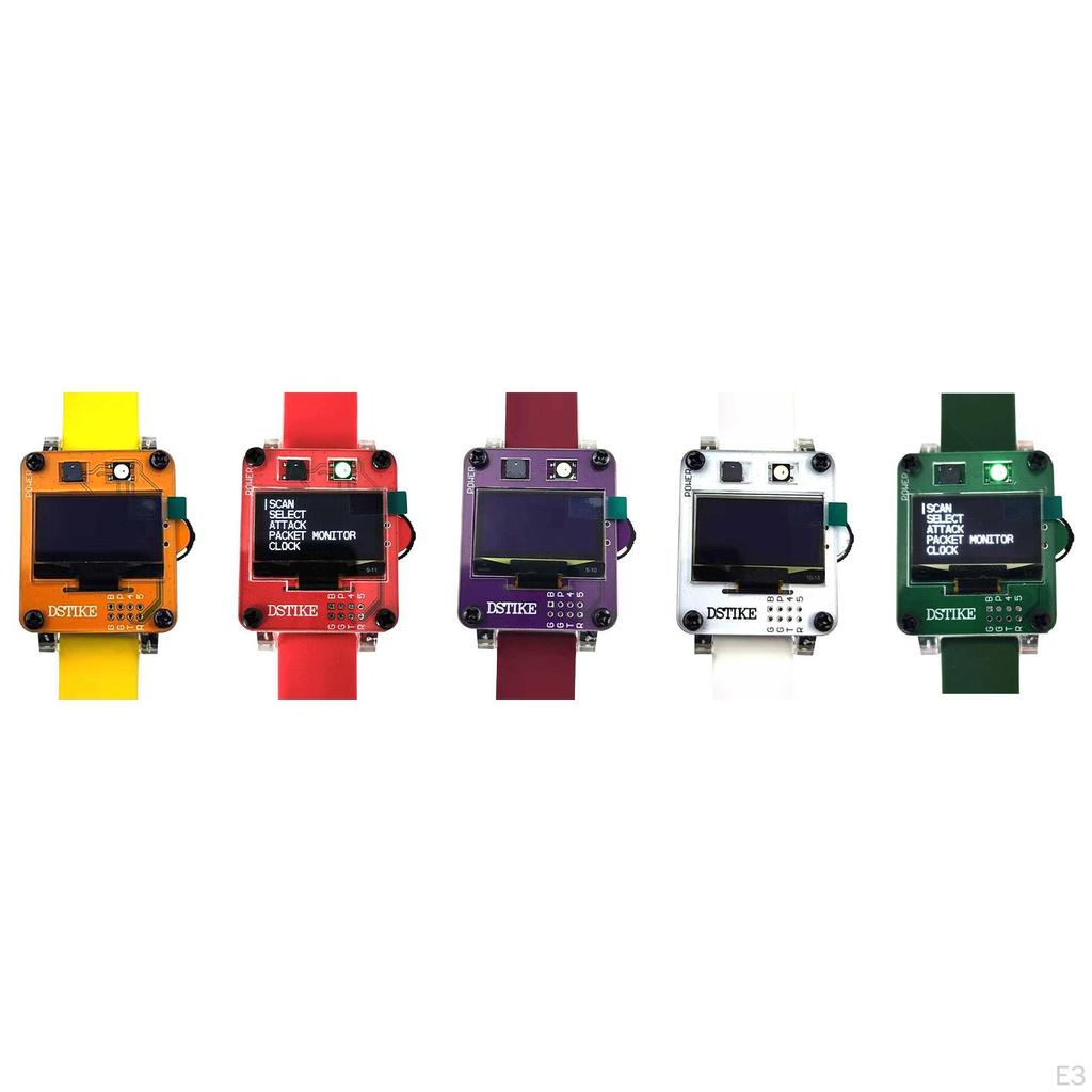 Deauther Smartwatch Development Board Educational Tool Protection Wristwatch Testing Networks for