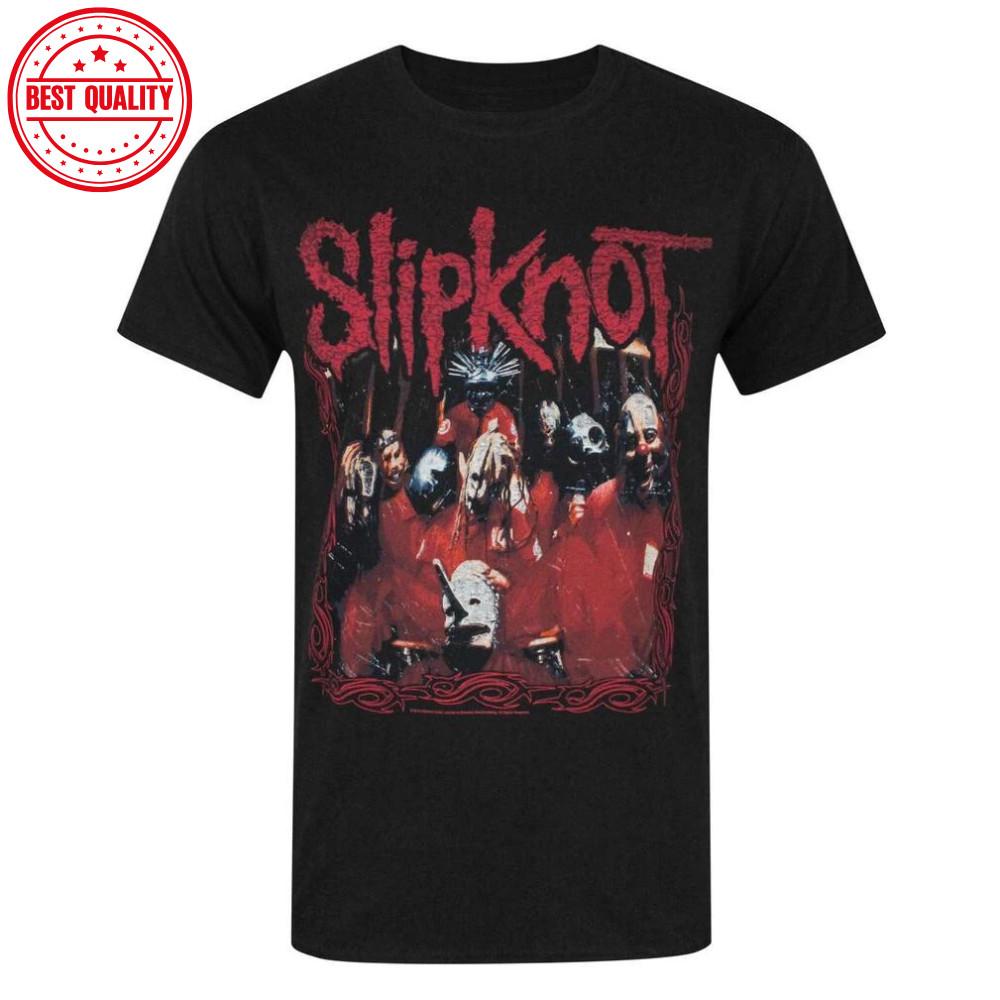 Slipknot T-Shirt Frame Rock Metal Official Band, Slipknot T-Shirt for Metal Fan M