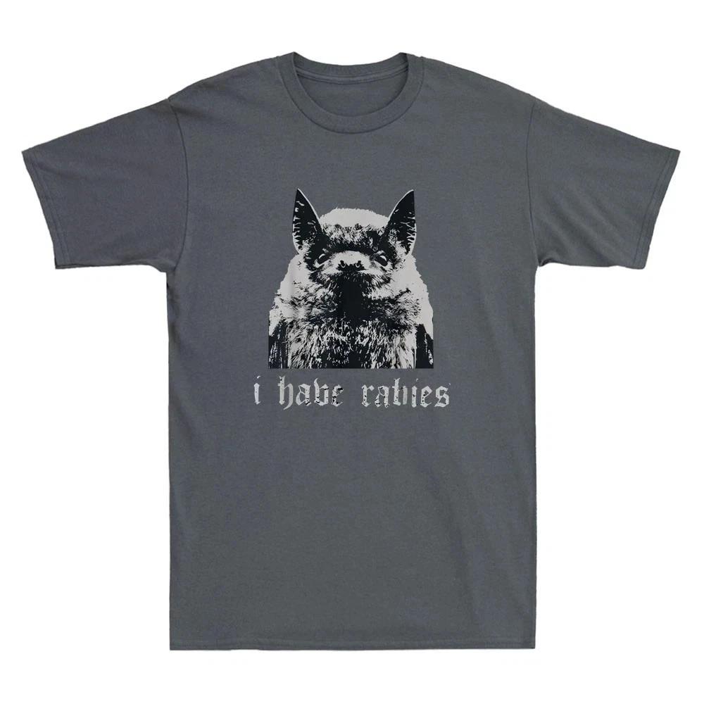 I Have Rabies Funny Bat Meme Sarcastic Men s T-Shirt 3XL