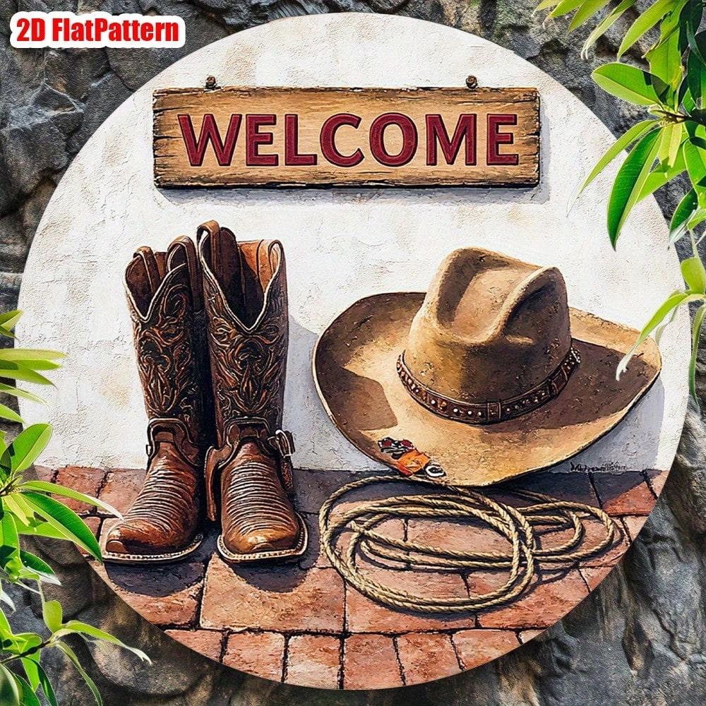 

Кругле металеве настінне мистецтво для вітальні, кабінету, коридору