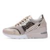 Damen Dicke Sohle Keilabsatz Jogging-Sneakers Höhenerhöhend Atmungsaktiv Bequem Laufschuhe Sport Walking Schuhe