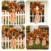 Entryway Wreath Ribbon Tie, Polyester Holiday Accent for Fall Gatherings, Thanksgiving Display and Classroom Use
