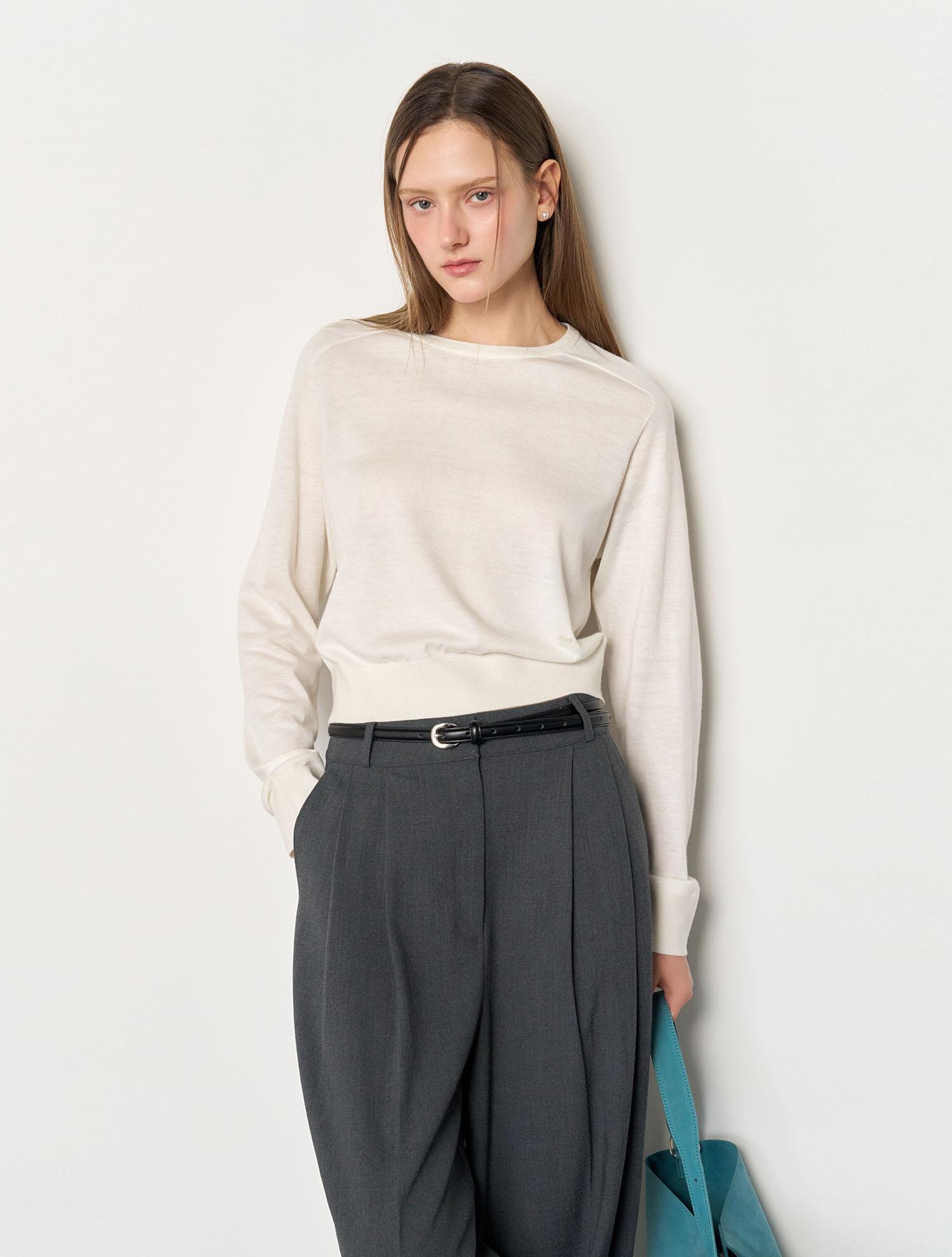 General Idea Signature Crewneck Pullover [White] / Wbe1L05521 White/S