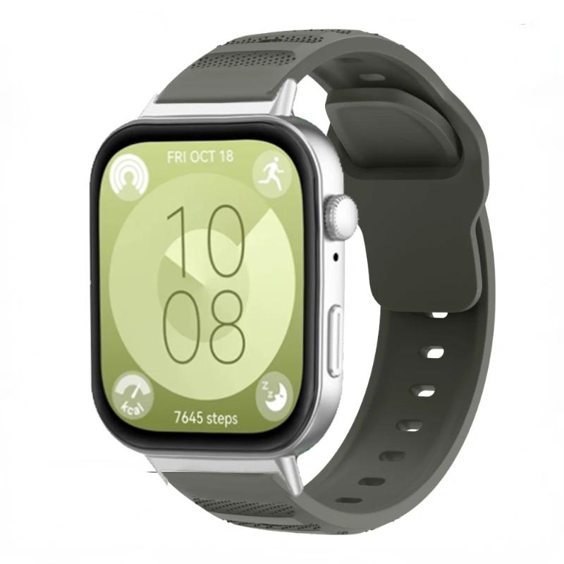 Silicone Strap For Huawei Watch Fit 3 Smartwatch Soft Breathable Bracelet Wristband for Huawei Watch Fit 3 Replacement Correa