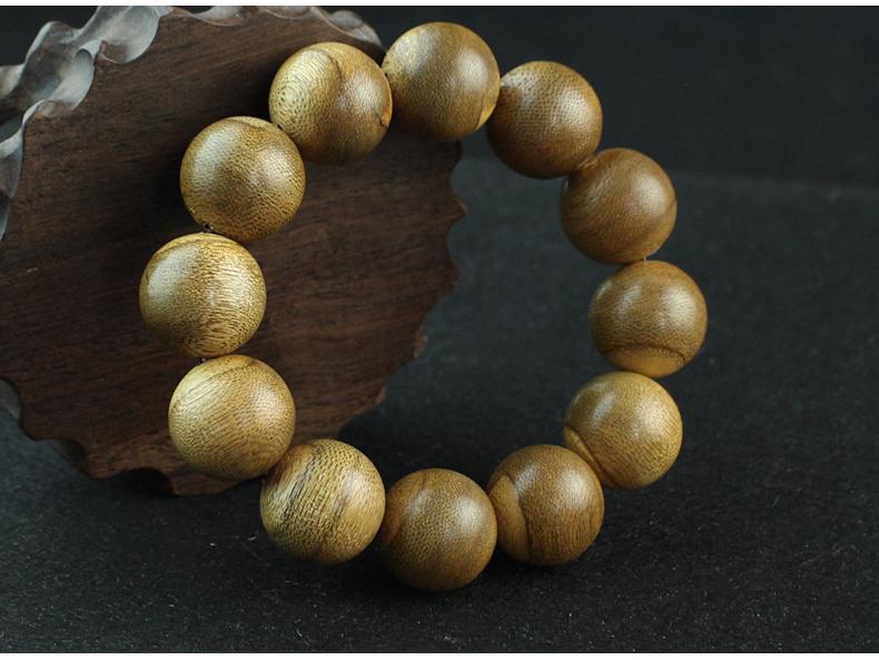 Indonesian Kalimantan Agarwood Prayer Beads Bracelet - 108 Beads - Unisex Jewelry