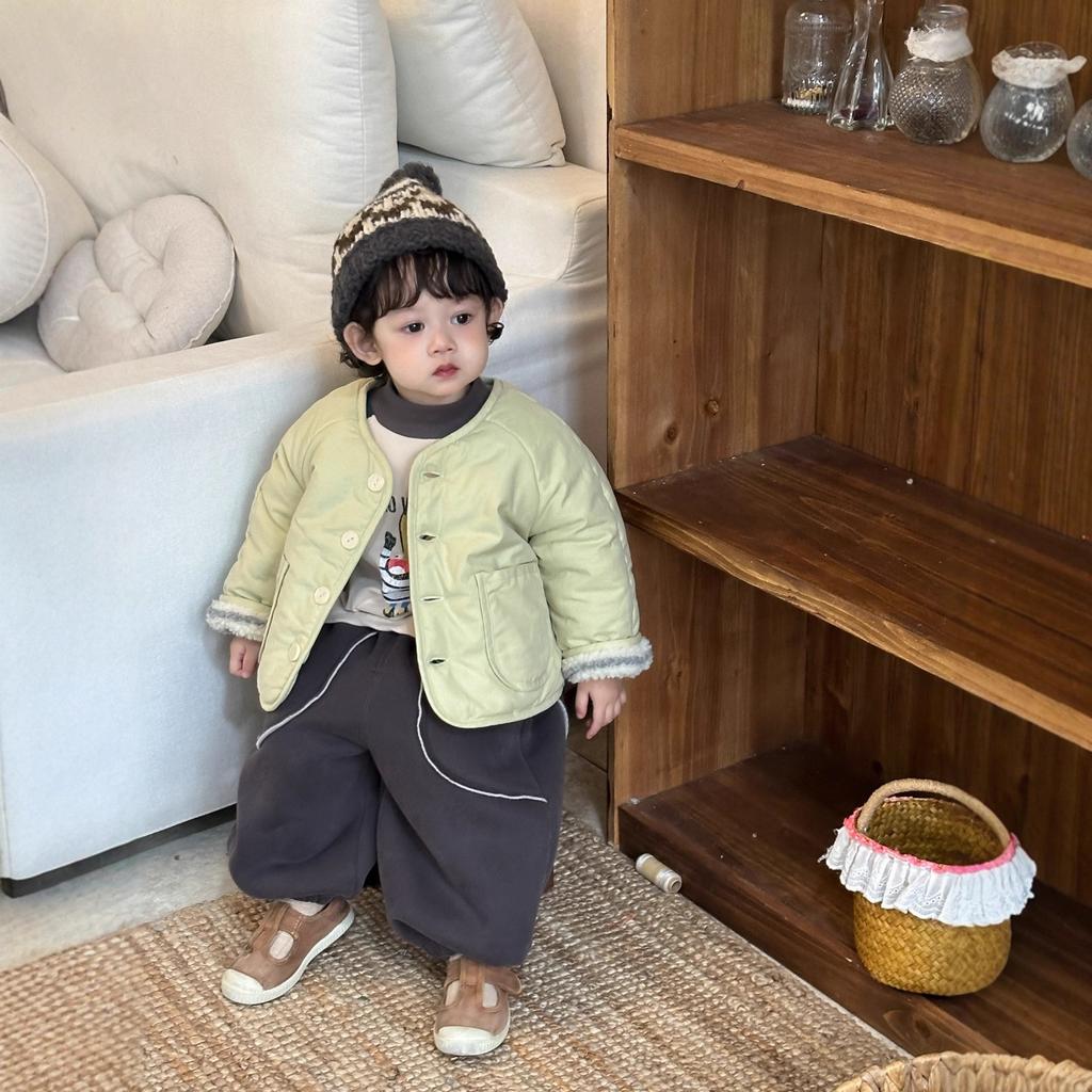 Children's autumn and winter clothing new children's clothing baby cotton jacket winter clothing boys thickened suit