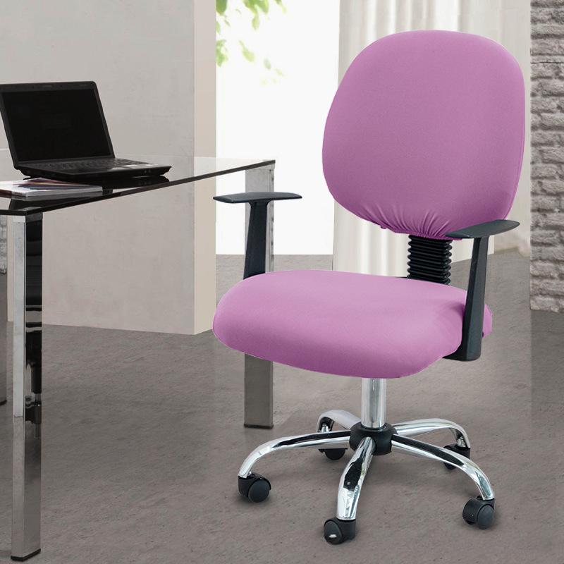 Two-Piece Computer Chair Cover Washable Executive Chair Cover For Computer Stretchable Seat Covers Computers Chairs