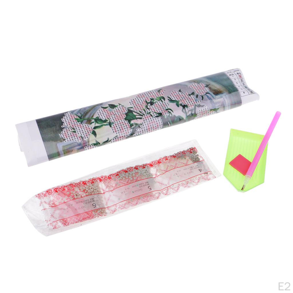 Stichmalerei Stickerei-Set Blumen Tiere für Heimdekoration