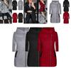 Stylish Women's Autumn Winter Zip Hooded Coat Jacket With Long Sleeve Design For All Occasions