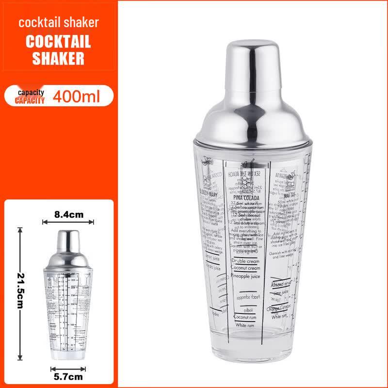 Professional Glass Cocktail Shaker