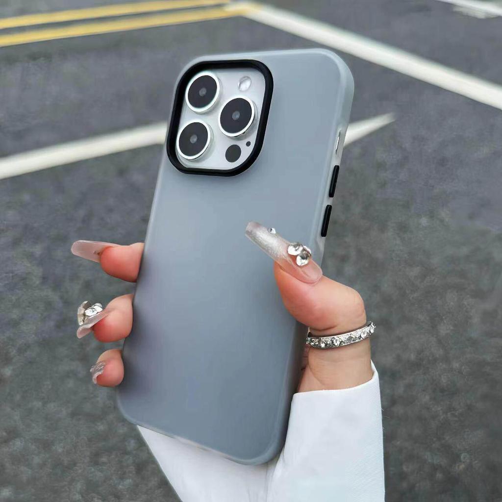 Frosted Jelly Phone Case for iPhone 17 Pro Max, 16, 13 Pro, 12 - High-End, Simple Design