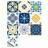 Self-Adhesive Panel Patchwork PVC Tiles Set 10 Pieces Wallpaper 20X20cm Zm-06-029