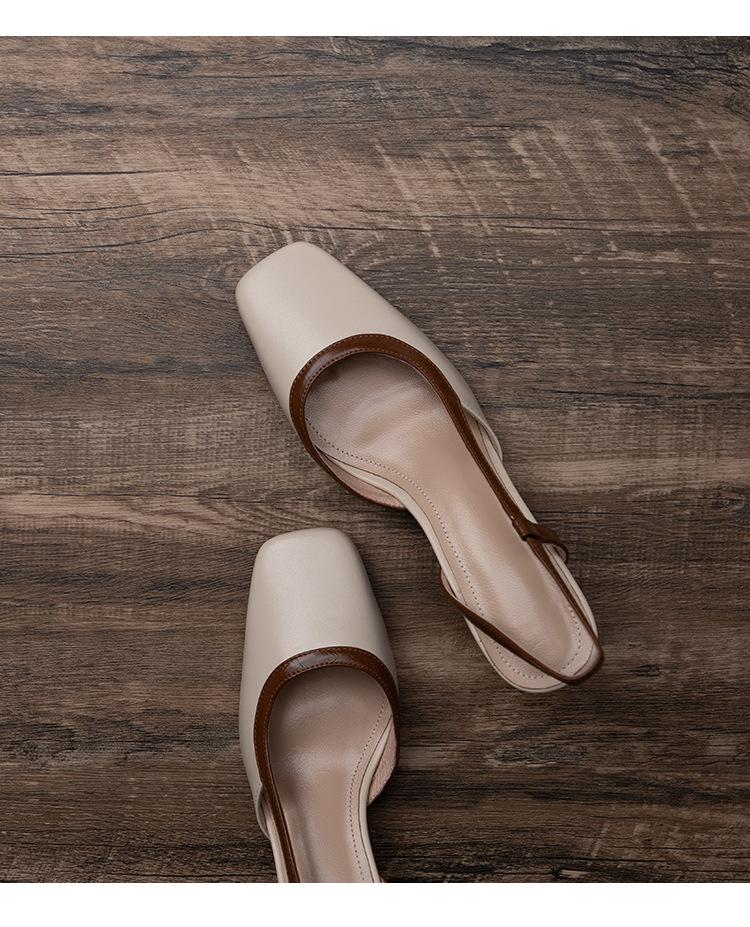 Sexy High Heels Women Sandals Summer Dress Party Shoes New Square Toe Designer 2026 Walking Slides Mujer Zapatos Pumps