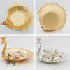 1pc Creative Metal Peacock Plate, Nut Fruit Plate Candy and Snack Storage Snack Plate Restaurant Decoration